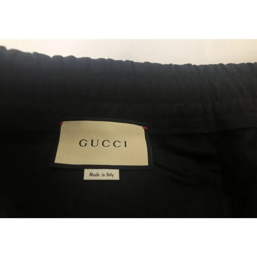 NWT Gucci Military Style Zip Cuff Slim-Fit Jogger Chino Pants 48EU/32US $1200.00